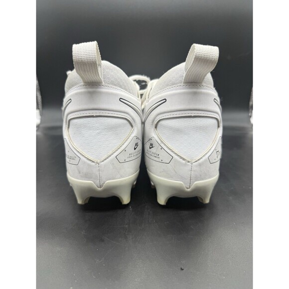 Nike Alpha Menace Pro 3 Football Cleats White Black CT6649-109 Mens Size 12 EUC - Picture 4 of 7